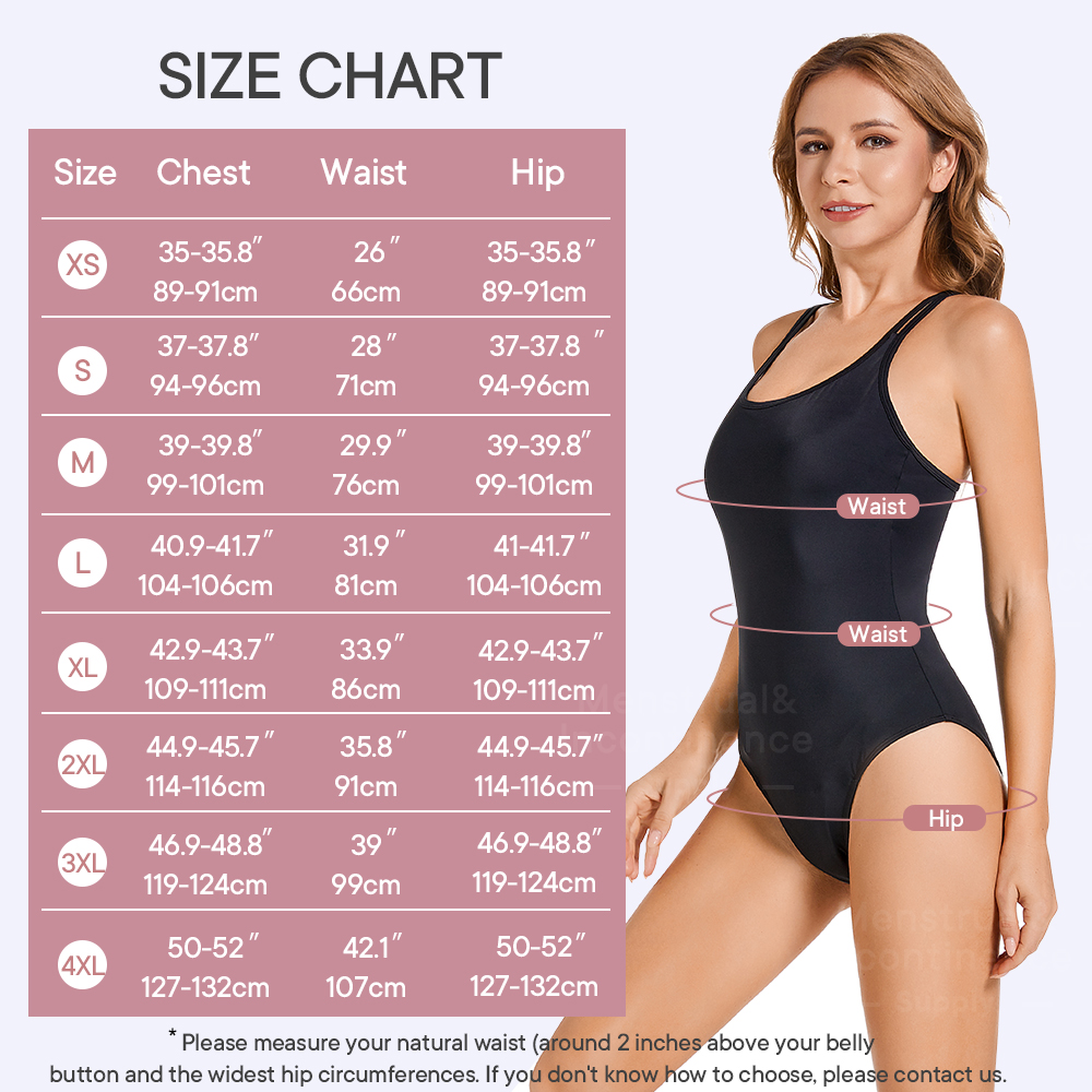 Women's Period Swimwear One Pi – Period Panty Absorbent recenzja i cena