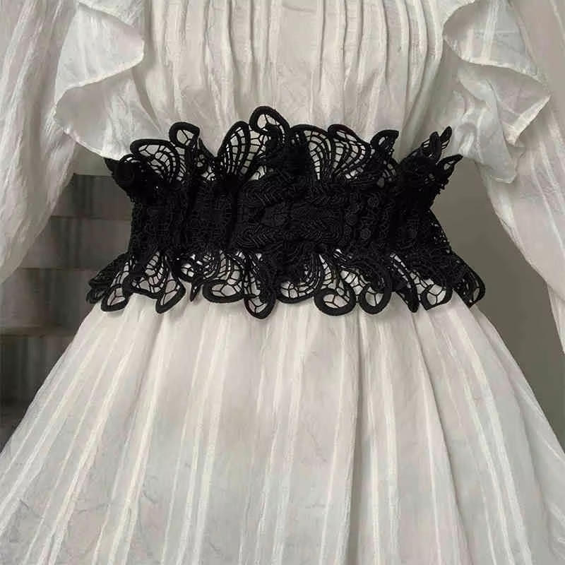 Elegant Lace Wide Waist Belt f – Corset Waist Cinch recenzja i cena