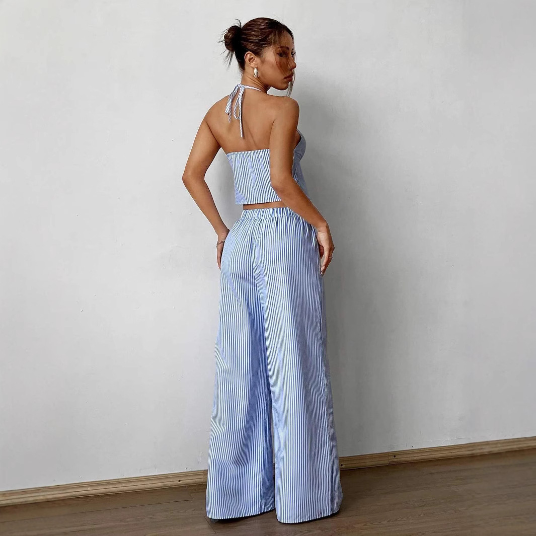 Striped Lace Up Camisole Colla – Cami Top Lace recenzja i cena