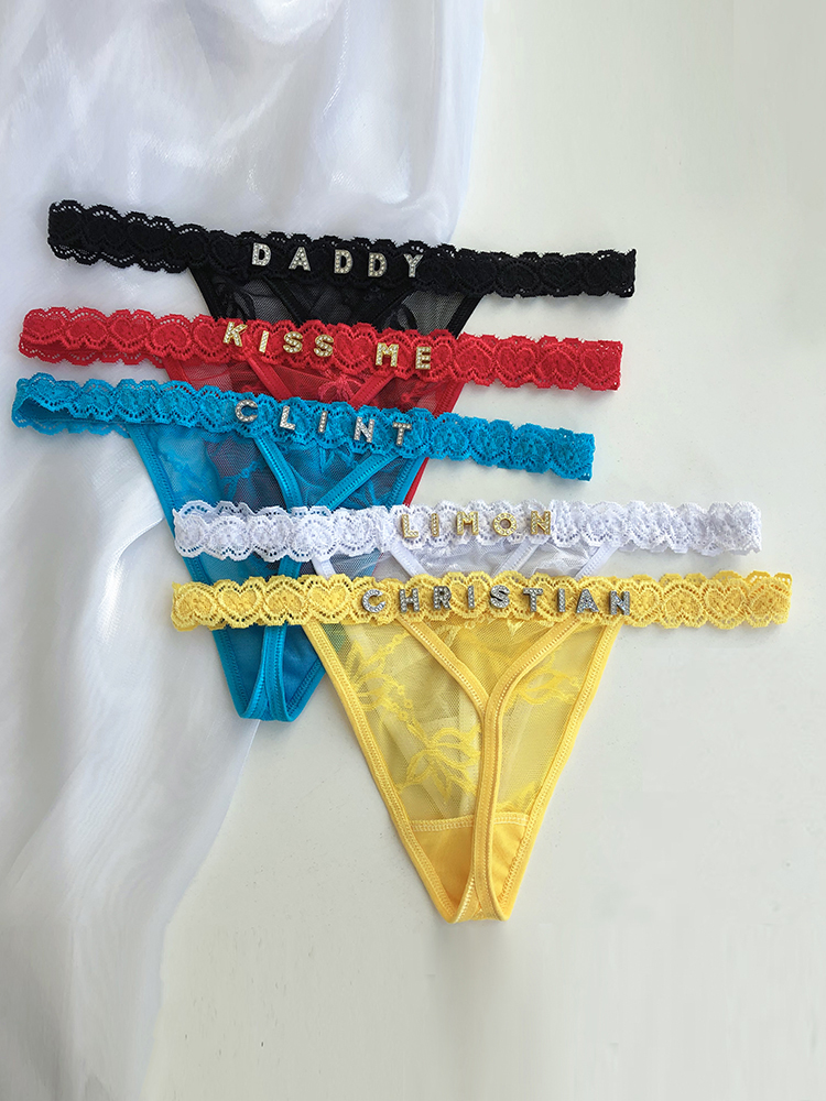 Custom Thong Panties with Name – Thong Bikini Women recenzja i cena