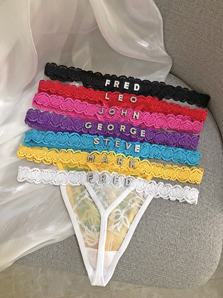 Custom Thong Panties with Name – Thong Bikini Women recenzja i cena