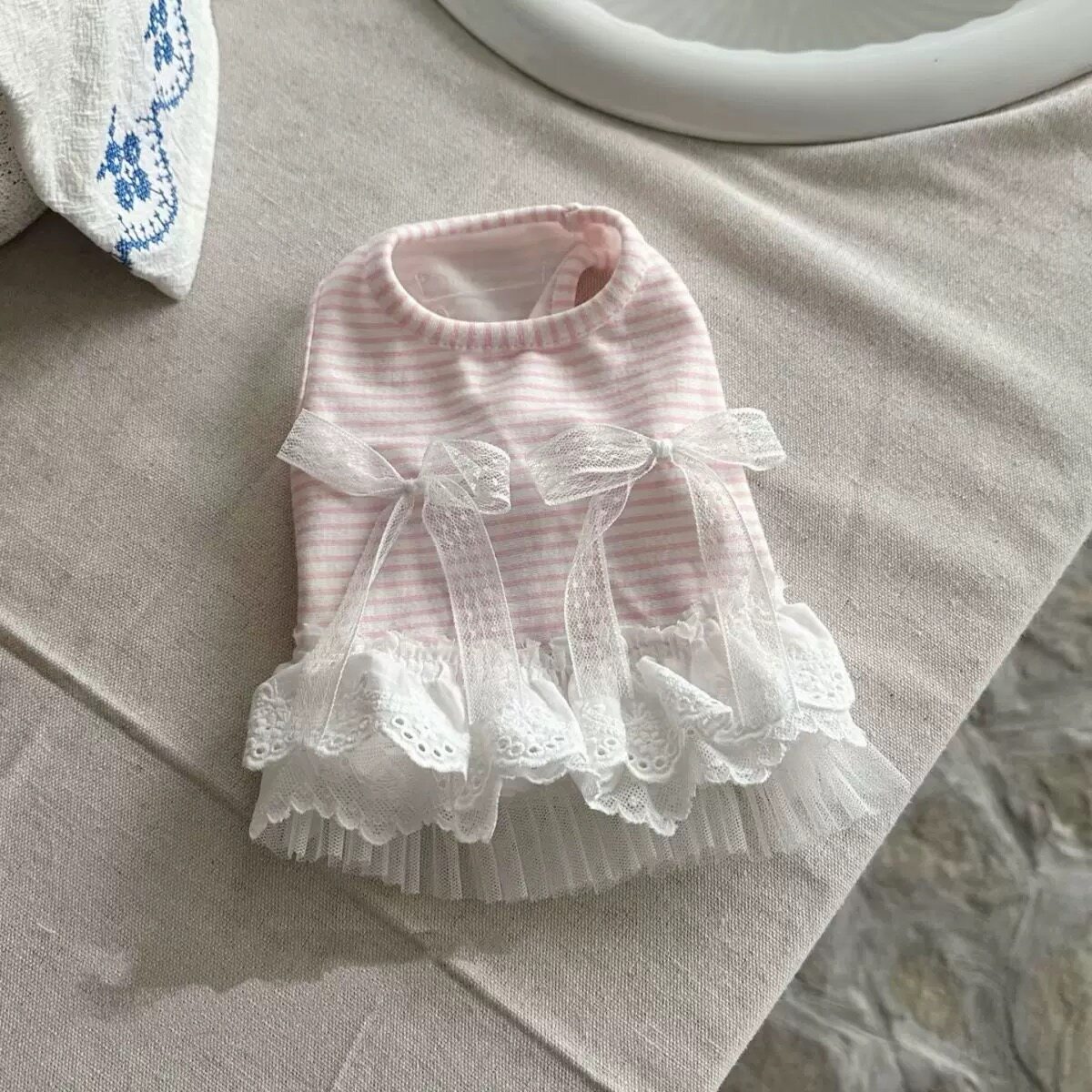 Sweet Bow Dog Clothes Lace Sma – Lace Teddy Lingerie recenzja i cena