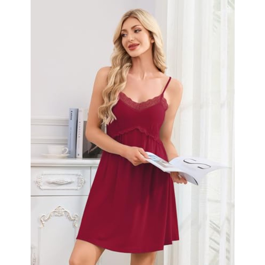 Sexy Nightgowns for Women Lace – Babydoll Chemise Night recenzja i cena