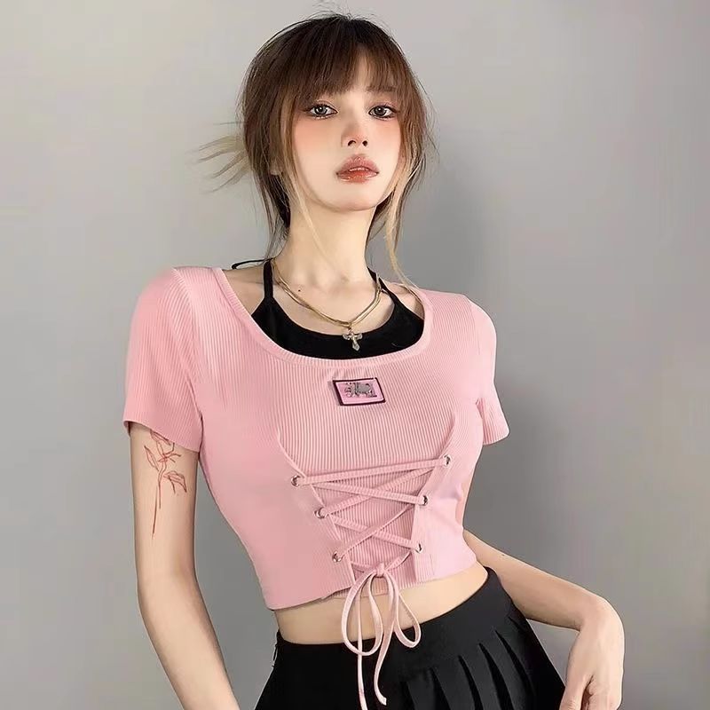 Sweet And Spicy ort Sve T-irt  – Corset Waist Cinch recenzja i cena