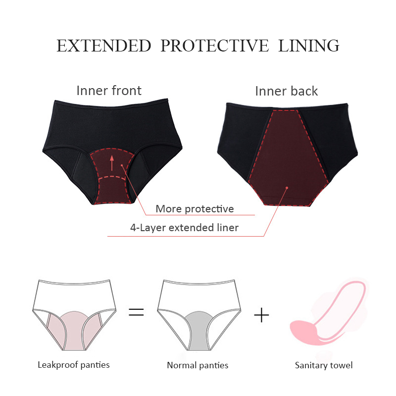 3Pcs Heavy Flow Menstrual Pant – Period Panty Absorbent recenzja i cena