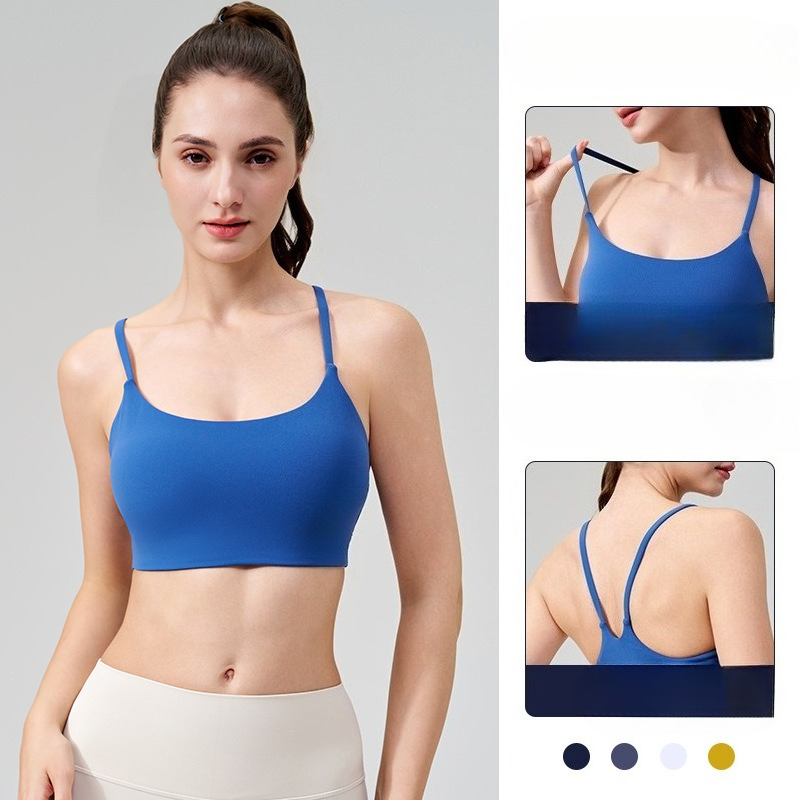 Women's Spring Summer Yoga Tan – Push Up Bra Padded recenzja i cena