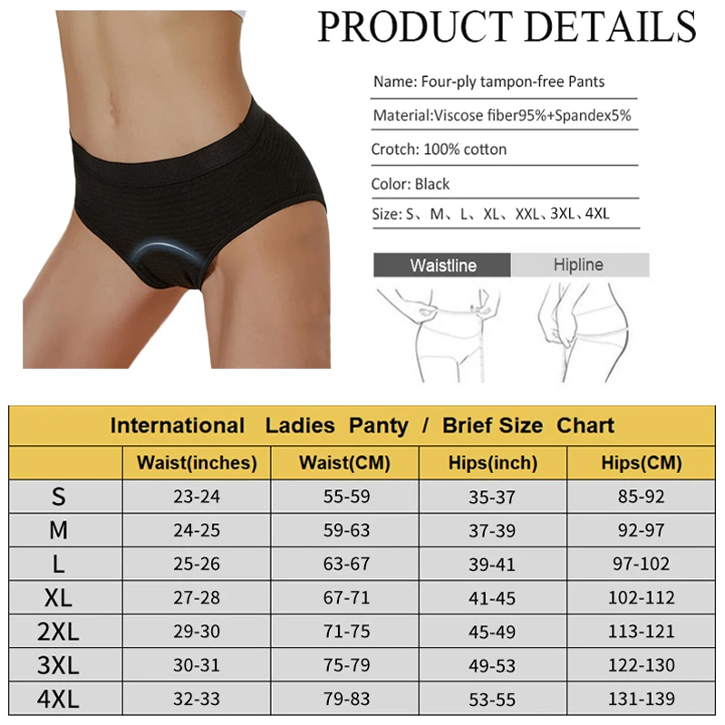 2Pc Heavy Flow Pure Cotton Men – Period Panty Absorbent recenzja i cena