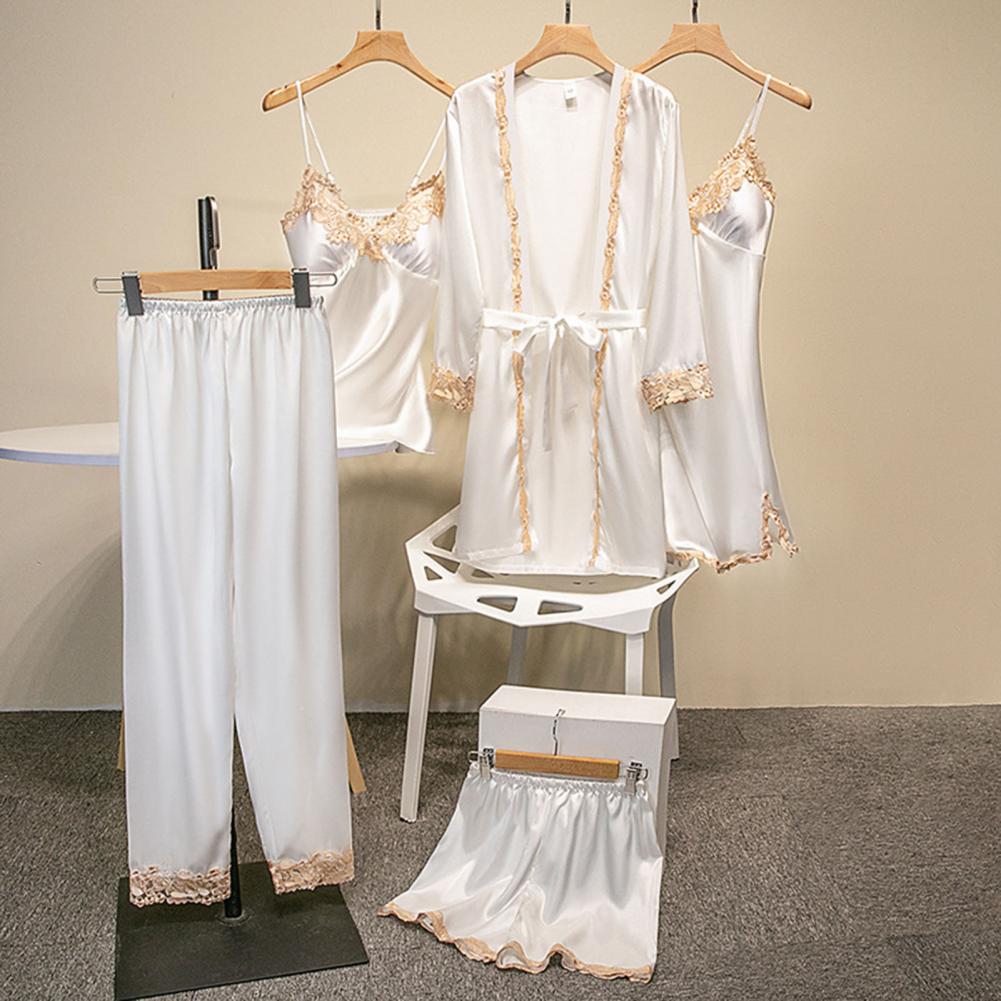 Silk-like Pajama Set Elegant S – Robe Silk Women recenzja i cena