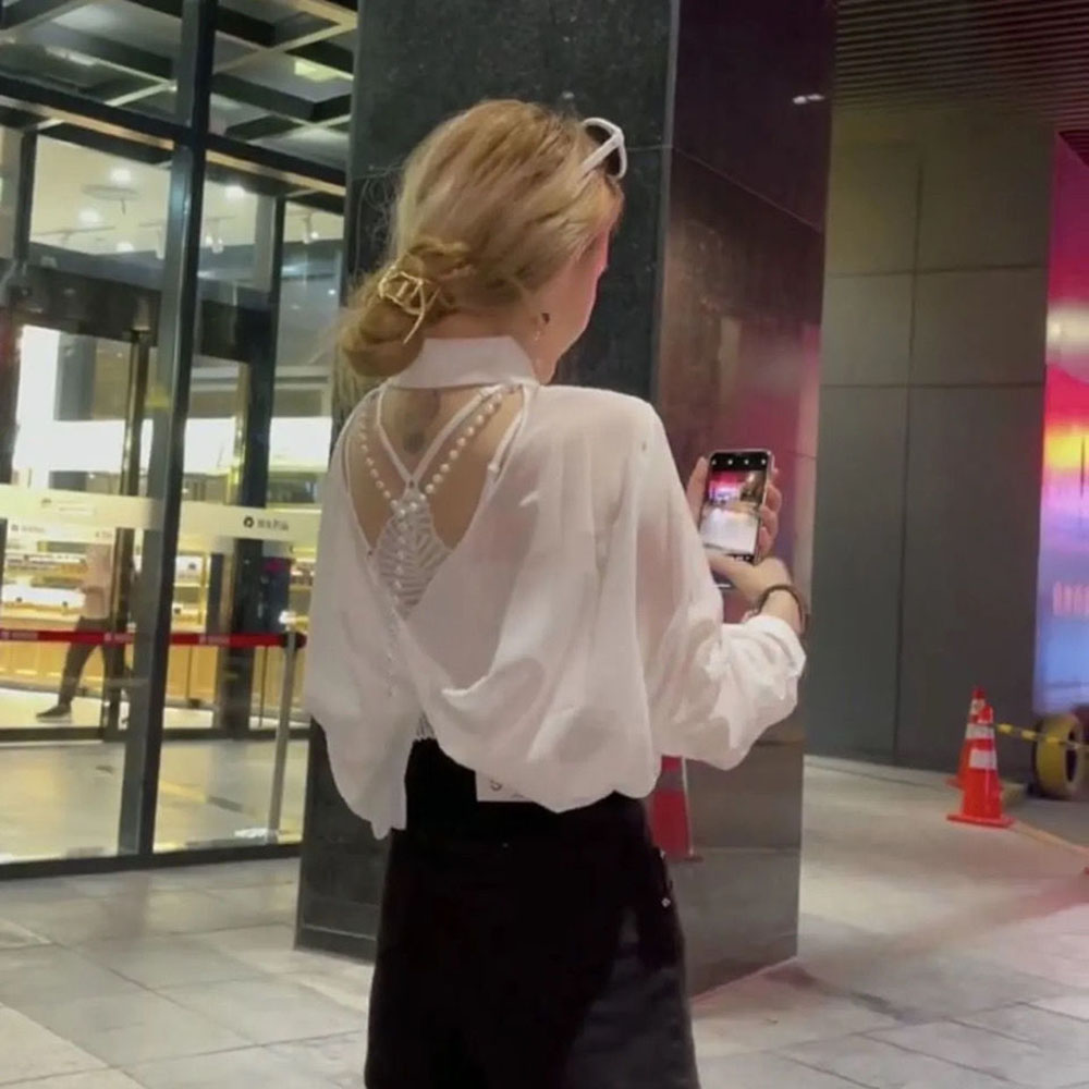 Fashion Chiffon Backless Sunsc – Cami Top Lace recenzja i cena