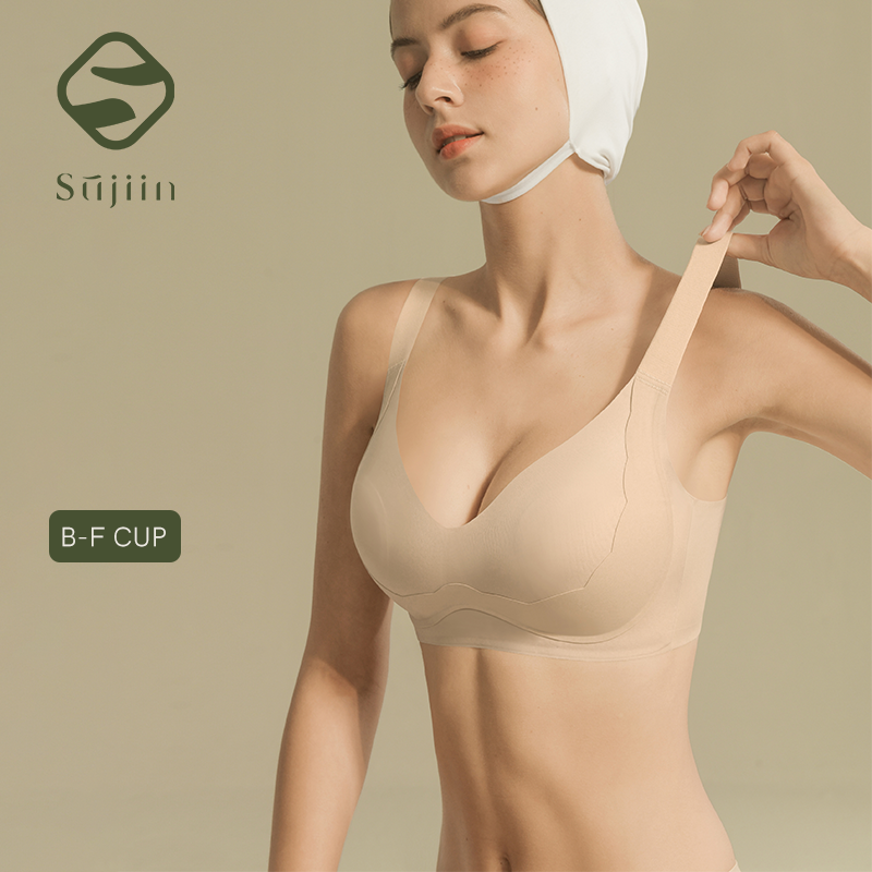 SUJIIN Wireless Plus Size Bras – Bralette Wireless Soft recenzja i cena