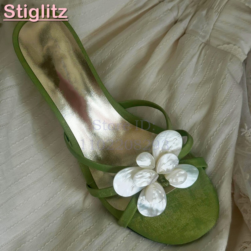 White Flower High Heels Slippe – Slip Dress Satin recenzja i cena
