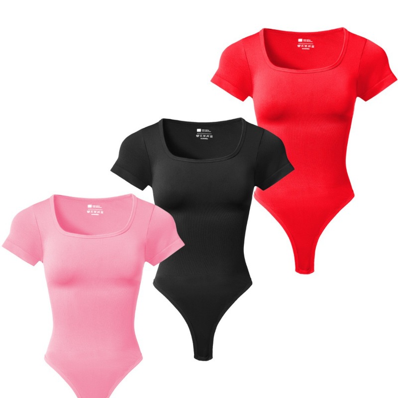 Women Plus Size Square Neck Sh – Shapewear Bodysuit Firm recenzja i cena