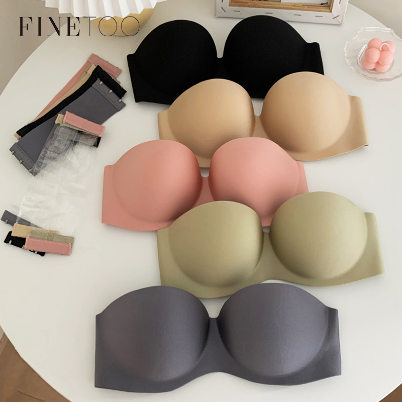 FINETOO Sexy Strapless Bras Wo – Bralette Wireless Soft recenzja i cena