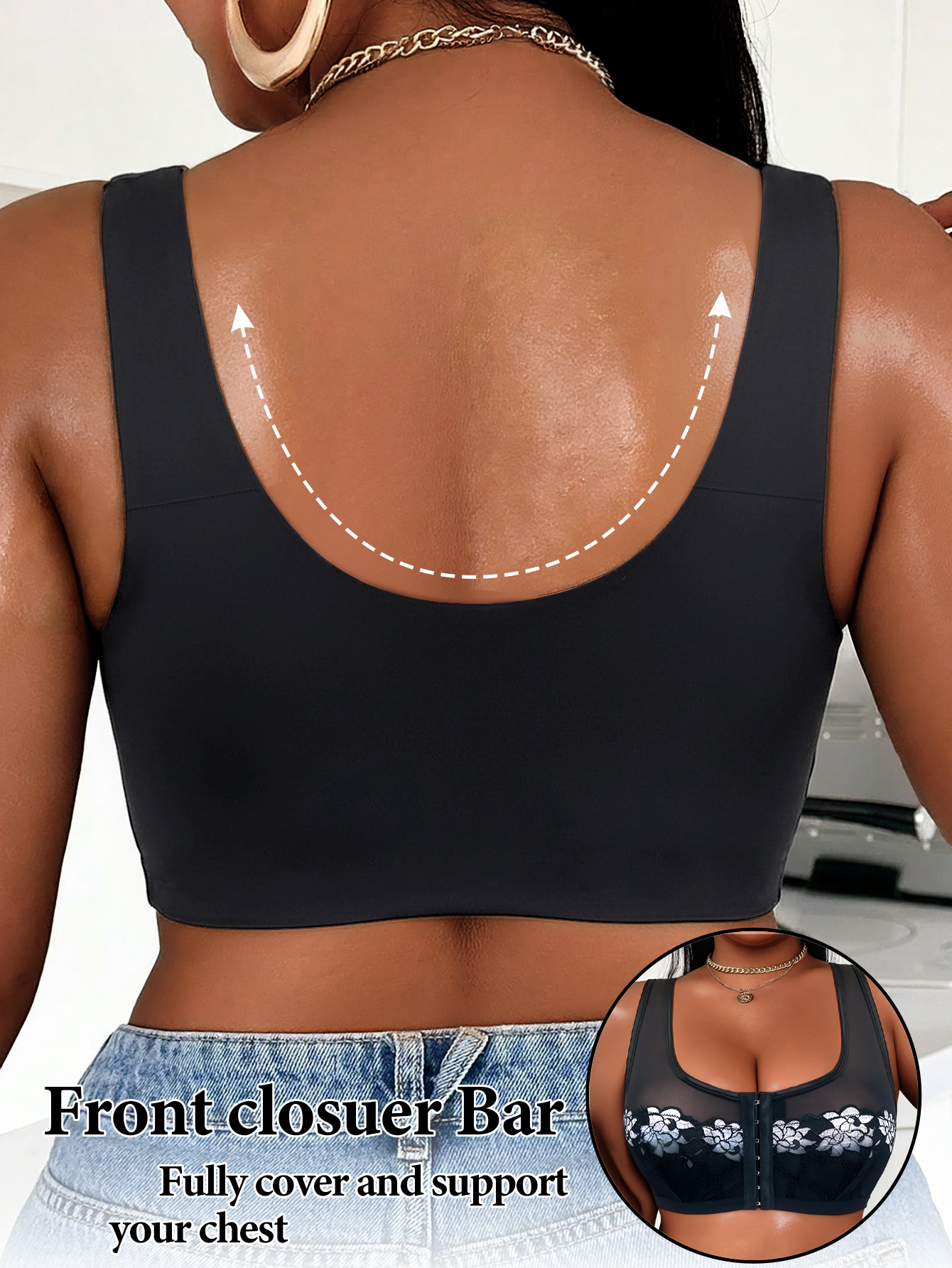 1PC Women's Push-up Bra, Wide  – Push Up Bra Padded recenzja i cena