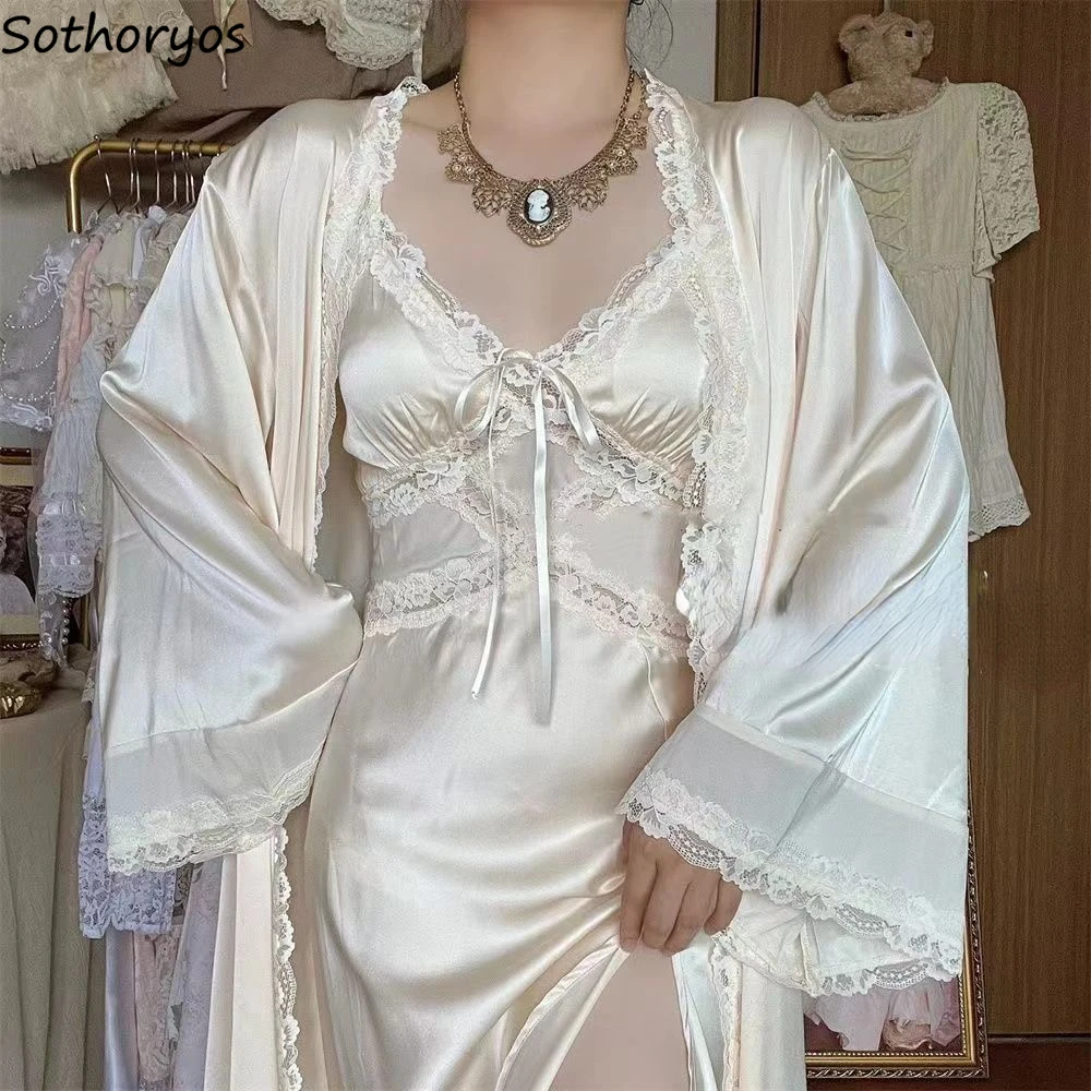 Silk Robe Gown Sets Women Gent – Robe Silk Women recenzja i cena