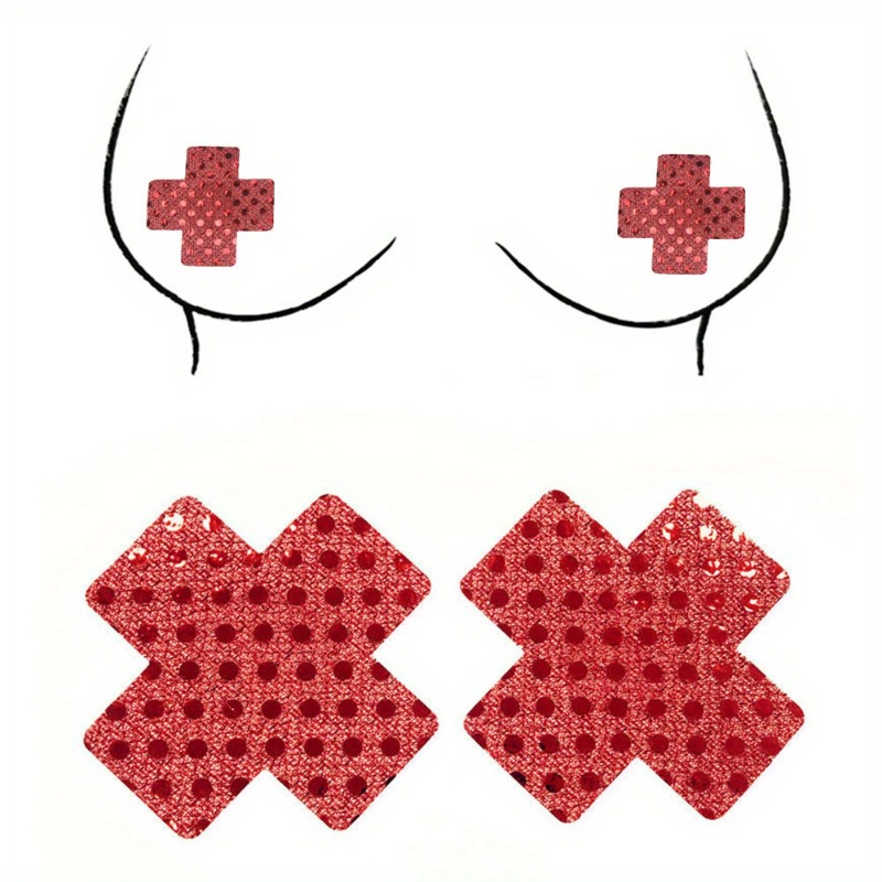 Red Cross Design Nipple Covers – Nipple Cover Pasties recenzja i cena