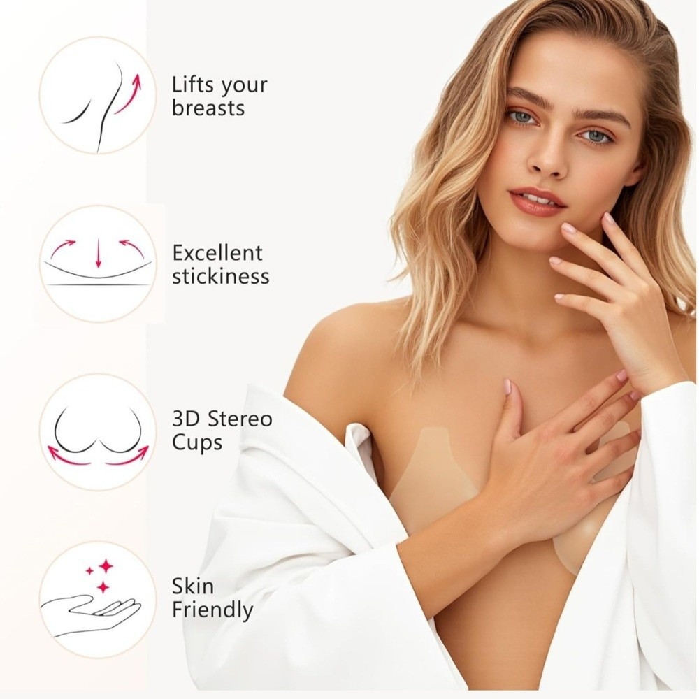 Seamless Silicone Nipple Cover – Silicone Bra Adhesive recenzja i cena