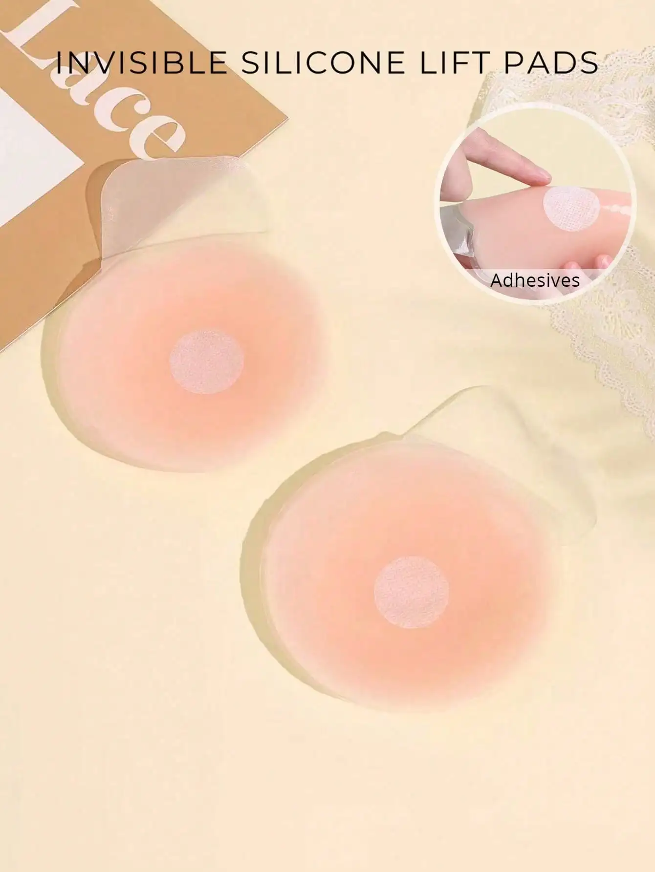 1 Pair Women's Silicone Breast – Silicone Bra Adhesive recenzja i cena