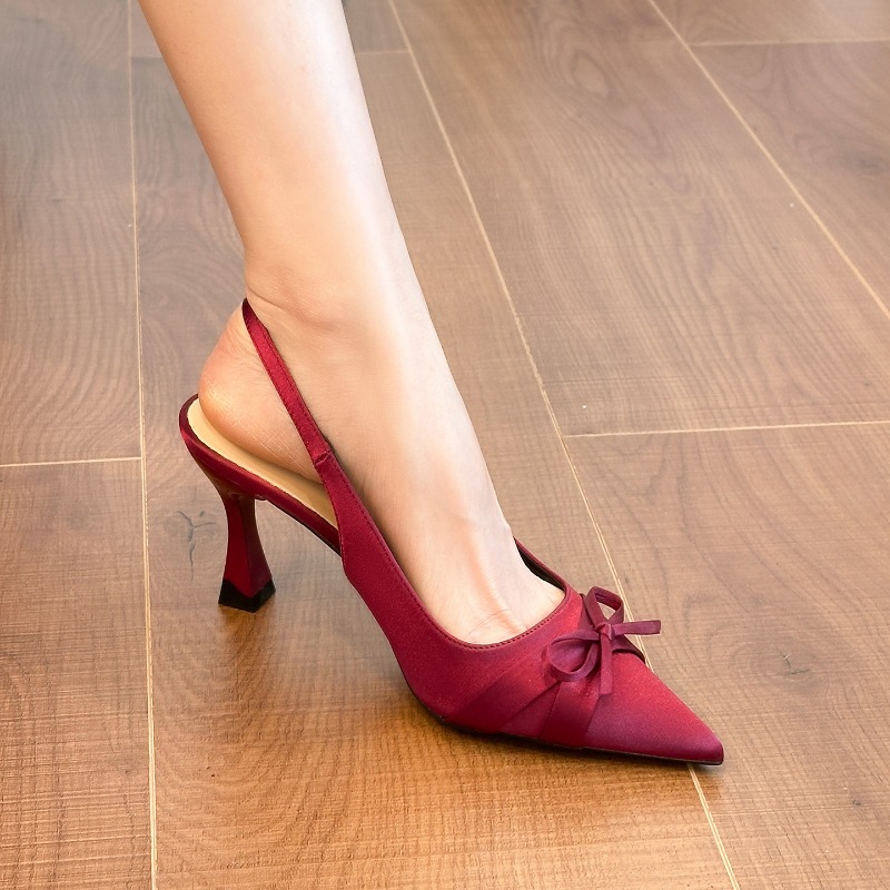2026 Women's high heel shoes N – Slip Dress Satin recenzja i cena